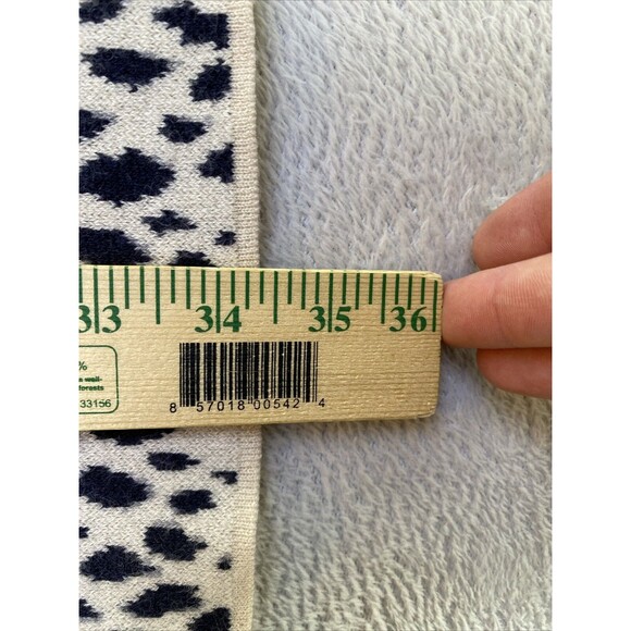 Ann Taylor Sweater Dress Women's Medium Wool Blend Animal Print Long Sleeve - Picture 4 of 8